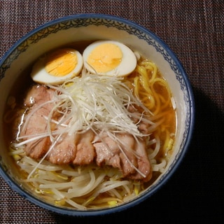 手作りチャーシューで　チャーシュー　ラーメン